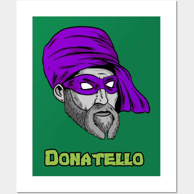 Donatello Wall Art by Black Snow Comics